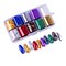 Kitcheniva Holographic Nail Foils DIY Art Transfer Stickers Set of 10